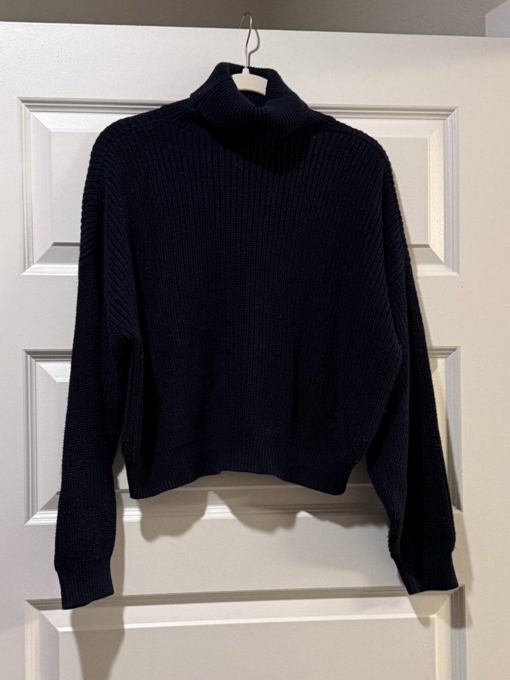 Brandy Melville Navy Blue Turtleneck Sweater